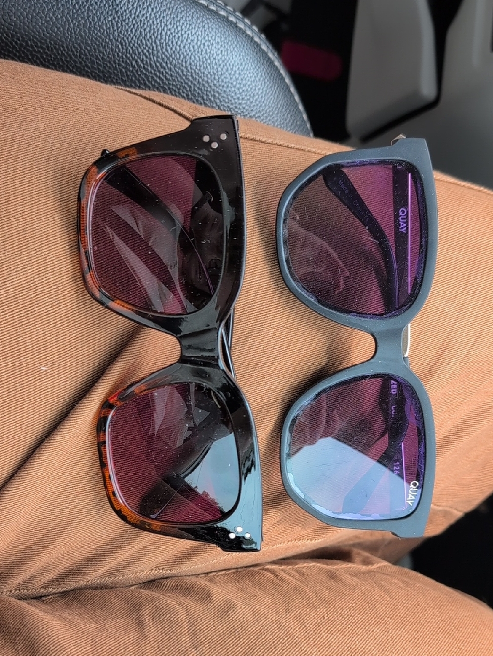 Sunglasses Duo - Tortoise & Matte Black Frames